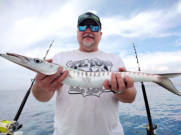 Fishing with live bait. White Marlin Gran Canaria