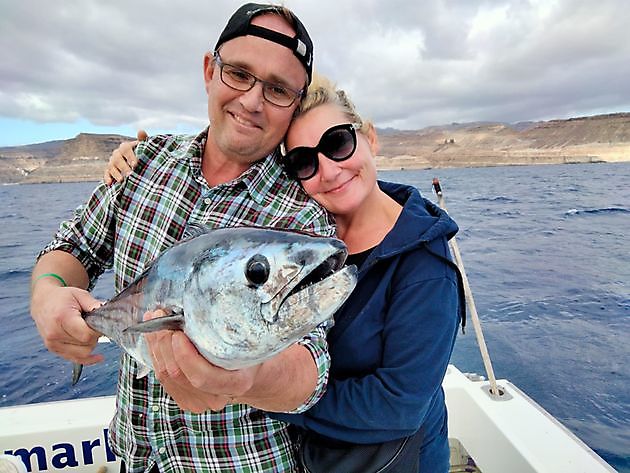 Det levende agnfiskeeventyret fortsetter. White Marlin Gran Canaria