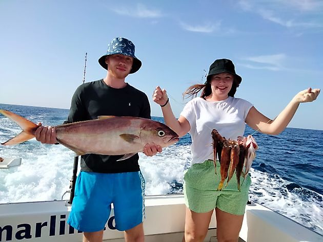 Red Snappers day. White Marlin Gran Canaria