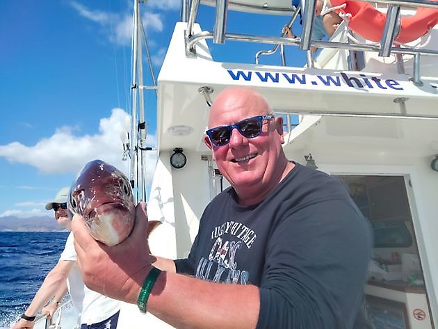 Otná bivdu. White Marlin Gran Canaria