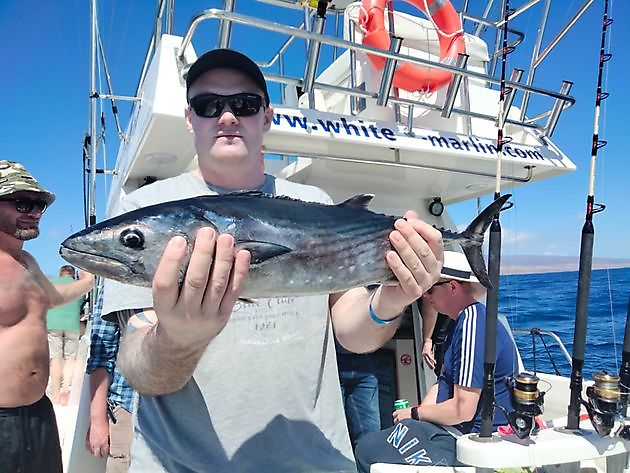 Sterke rips. White Marlin Gran Canaria