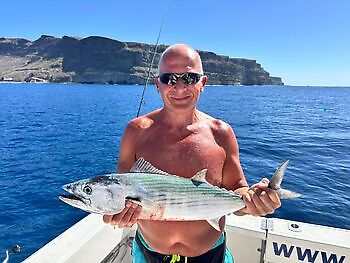 Vann, regn og vind, men fisheeeee!!! White Marlin Gran Canaria