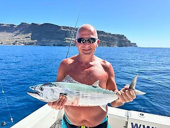 Vann, regn og vind, men fisheeeee!!! White Marlin Gran Canaria