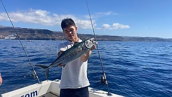 Vi fortsätter med tur och bra fiske!! White Marlin Gran Canaria