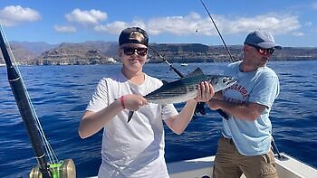 Vi fortsätter med tur och bra fiske!! White Marlin Gran Canaria